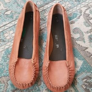 Leather moccasins